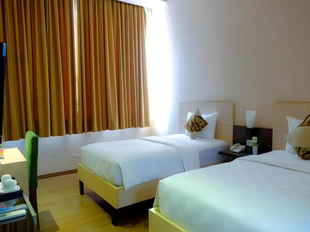 Bed in Lotus Hotel Subang