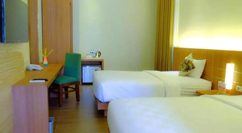 Bed in Lotus Hotel Subang