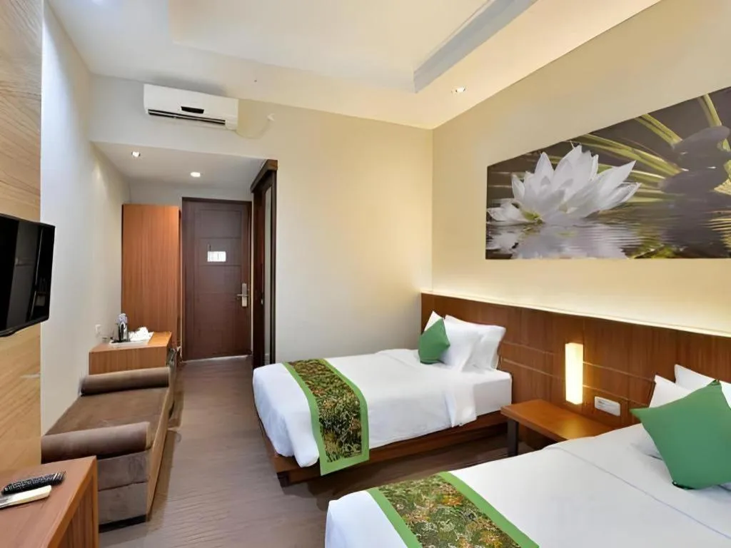 Bed in Lotus Hotel Subang