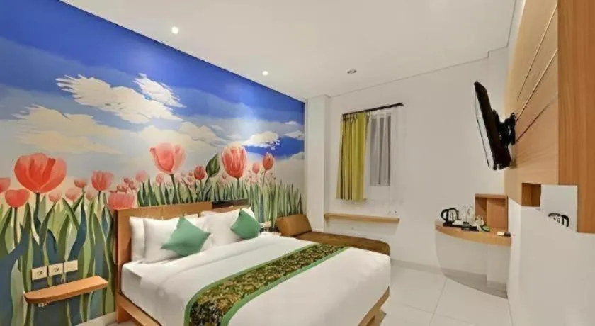 Bed in Lotus Hotel Subang