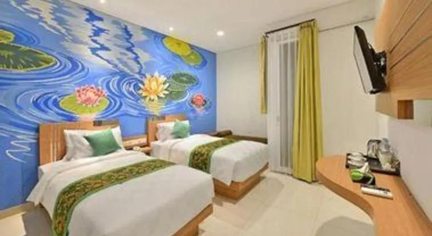 Bed in Lotus Hotel Subang