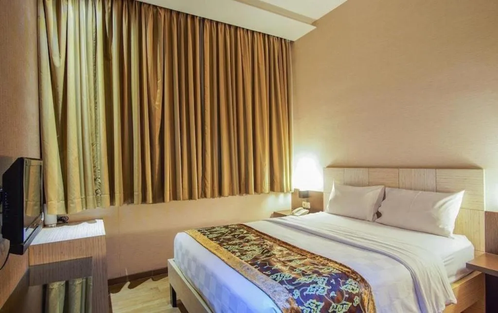 Bed in Lotus Hotel Subang