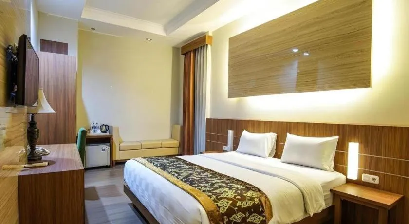 Bed in Lotus Hotel Subang