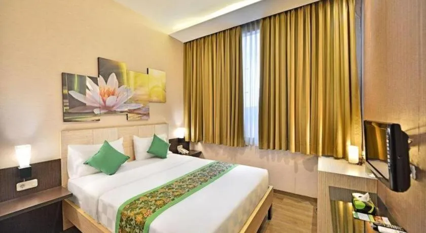 Bed in Lotus Hotel Subang
