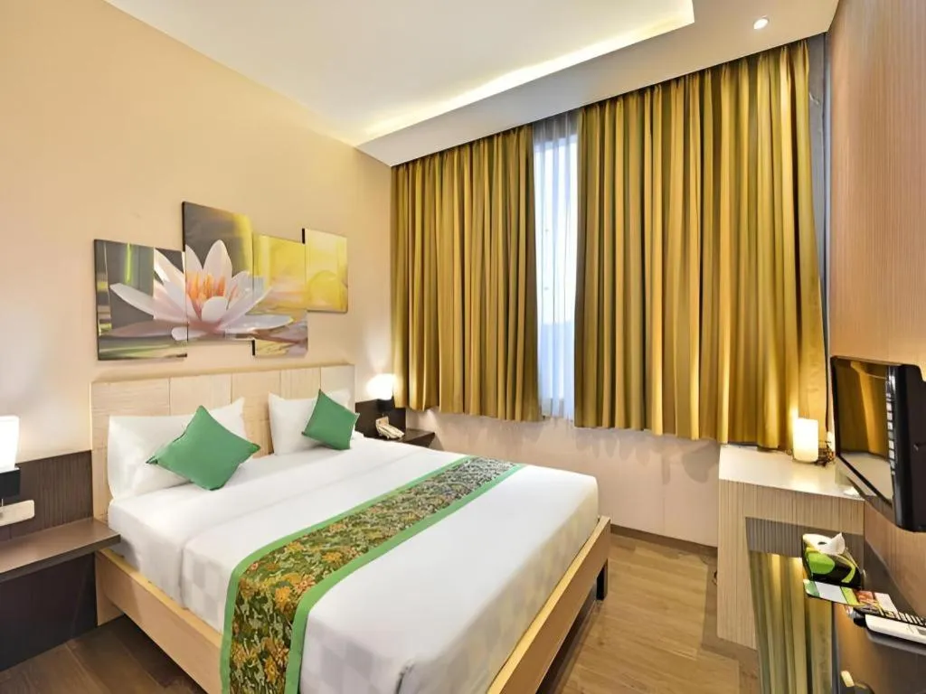 Bed in Lotus Hotel Subang