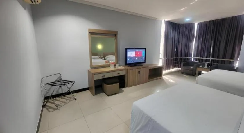 Bed in Hotel Celebes