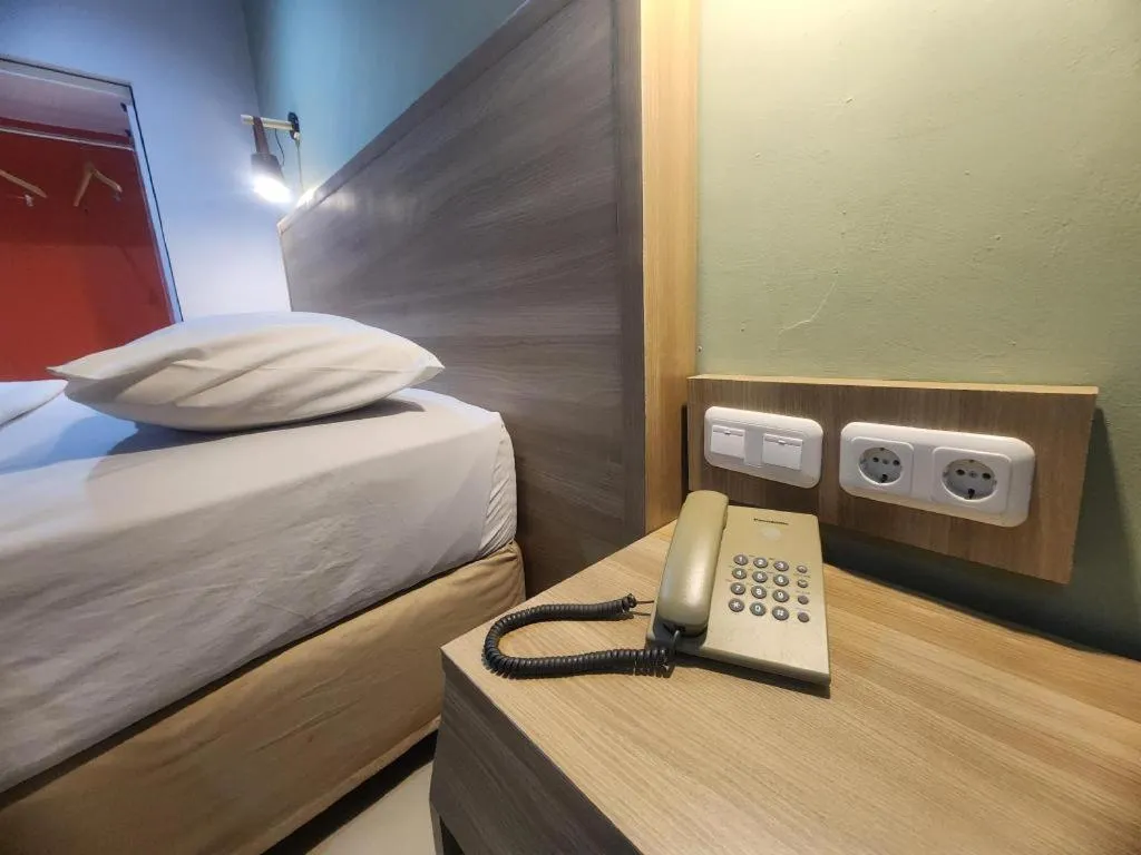 Bed in Hotel Celebes