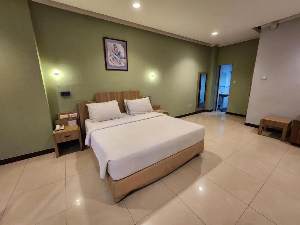 Bed in Hotel Celebes