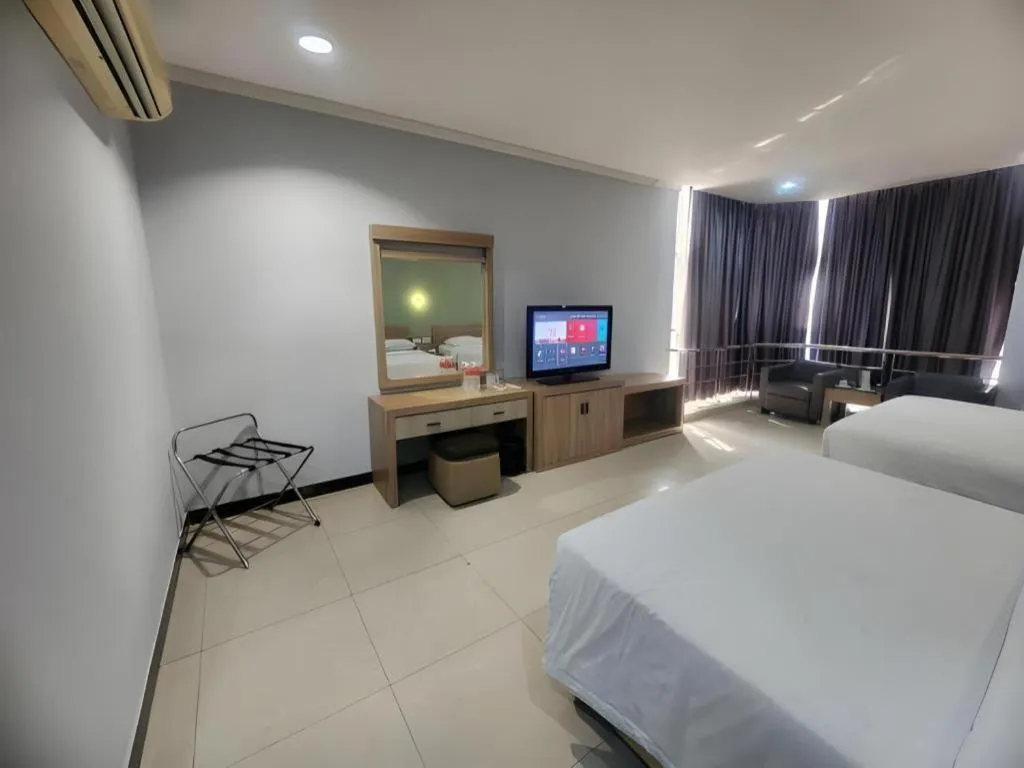 Bed in Hotel Celebes