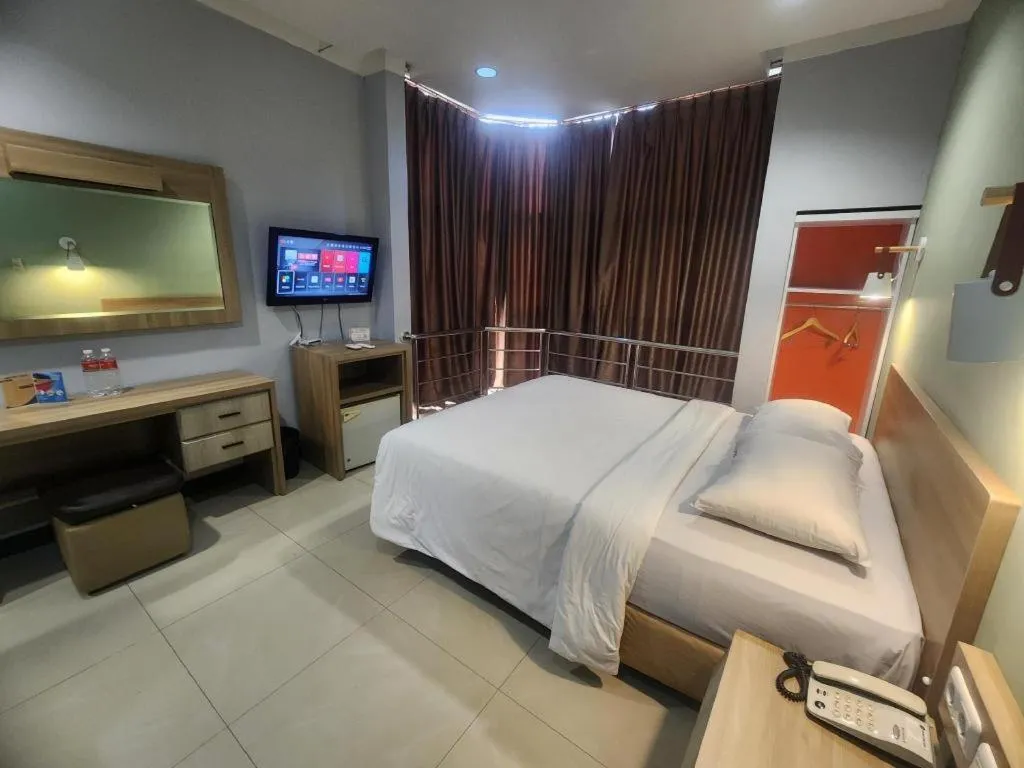 Bed in Hotel Celebes