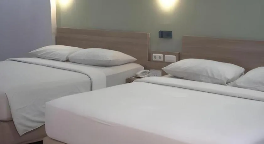 Bed in Hotel Celebes