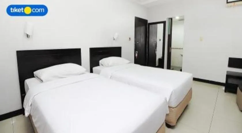 Bed in Hotel Celebes