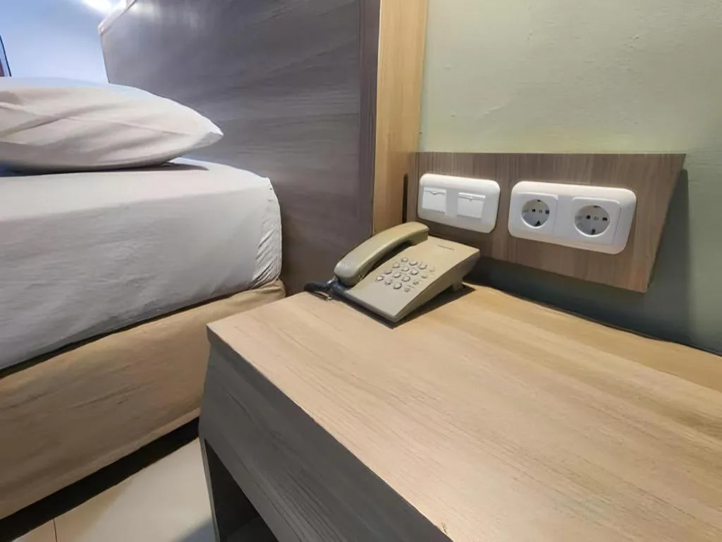 Bed in Hotel Celebes