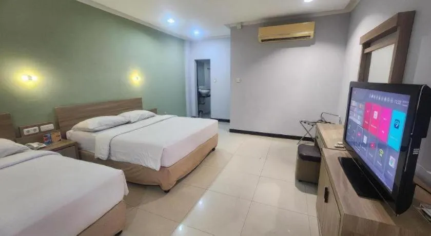Bed in Hotel Celebes