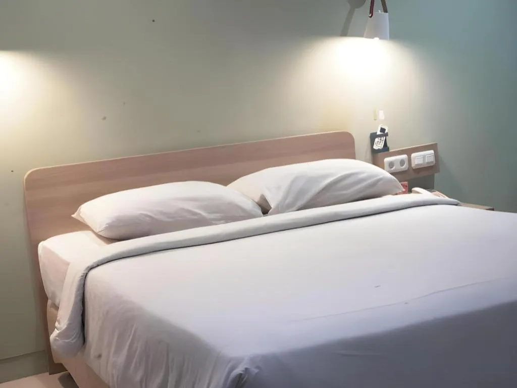 Bed in Hotel Celebes