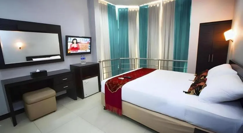 Bed in Hotel Celebes