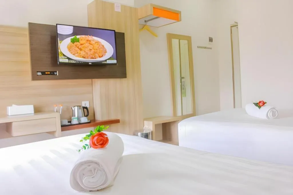 Bed in GARDEN HOTEL MAJALENGKA