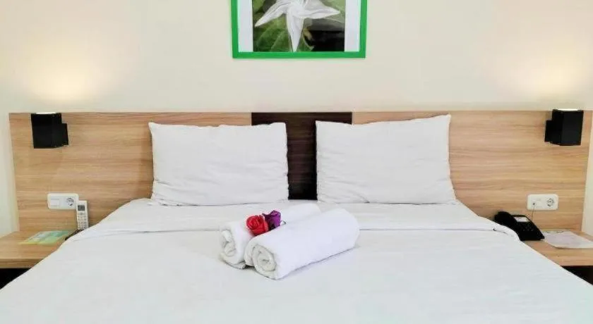 Bed in GARDEN HOTEL MAJALENGKA