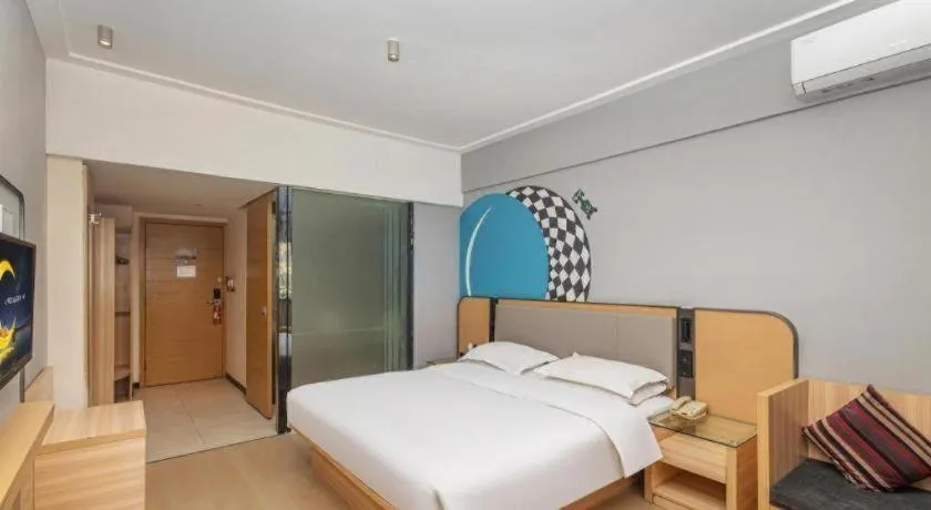 Bed in City Comfort Inn Yongzhou Jinshuiwan