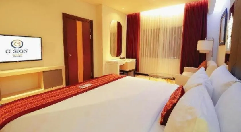 Bed in G'Sign Hotel Banjarmasin