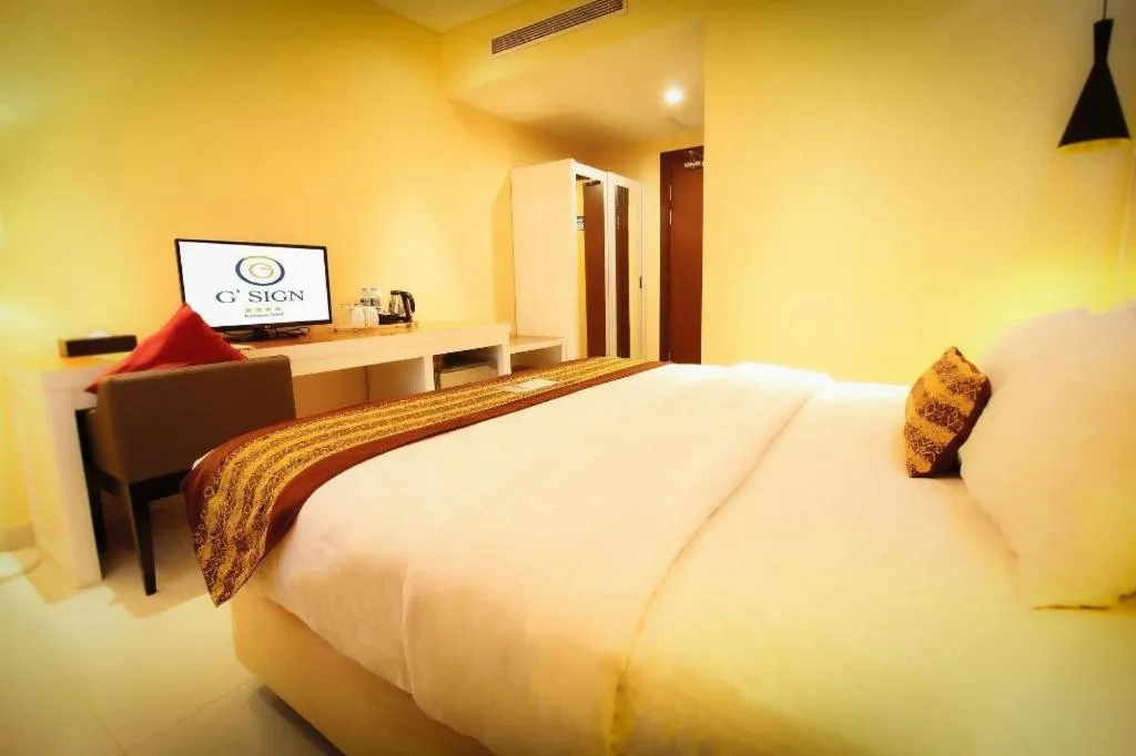 Bed in G'Sign Hotel Banjarmasin