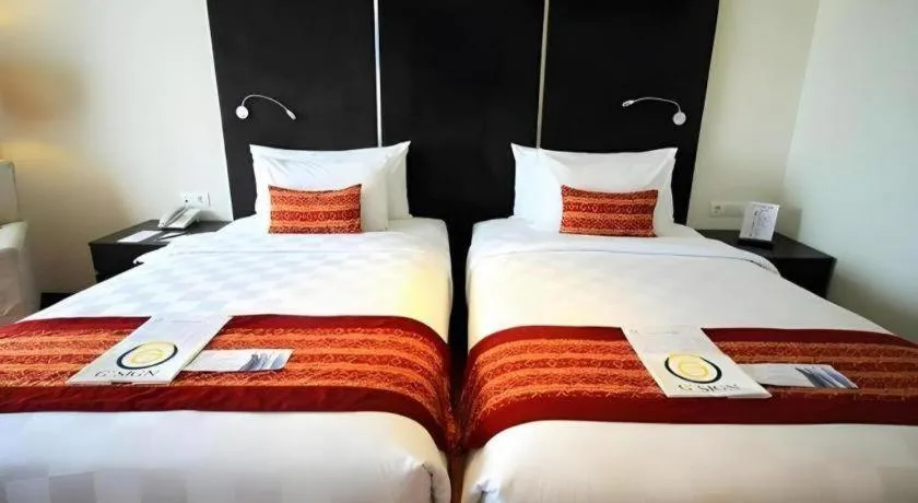 Bed in G'Sign Hotel Banjarmasin