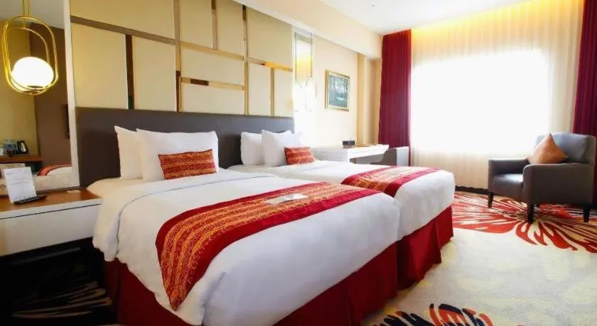 Bed in G'Sign Hotel Banjarmasin
