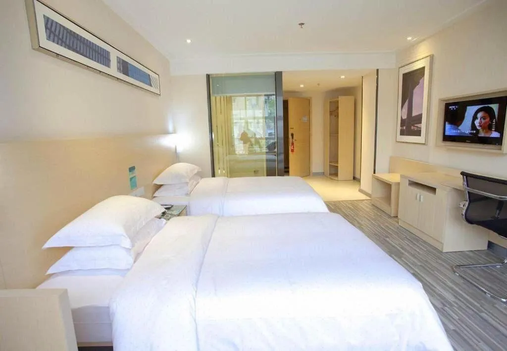 Bed in City Comfort Inn Huizhou Economic College Shuikou Huxi Avenue