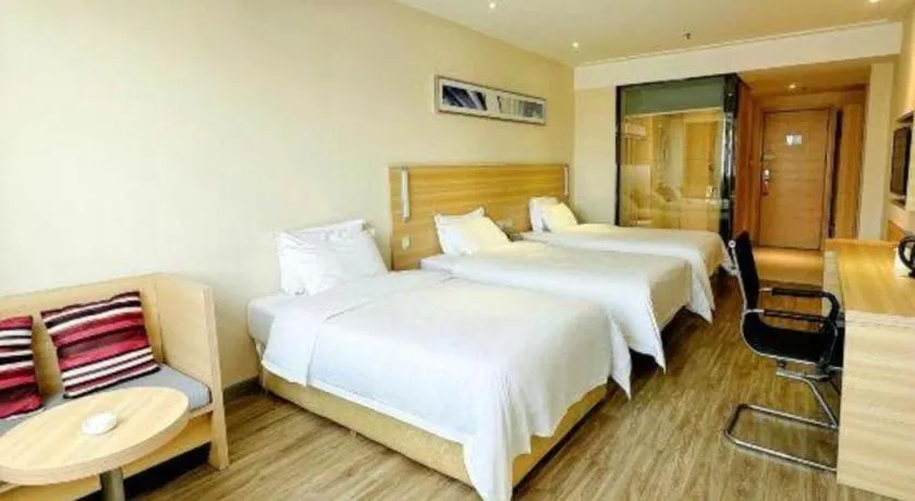 Bed in City Comfort Inn Huizhou Economic College Shuikou Huxi Avenue