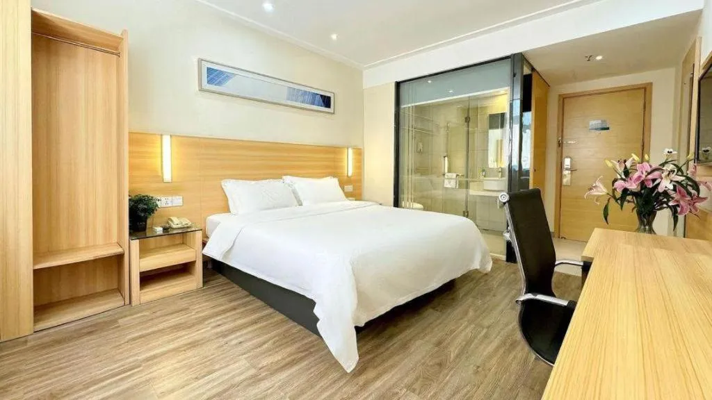 Bed in City Comfort Inn Huizhou Economic College Shuikou Huxi Avenue