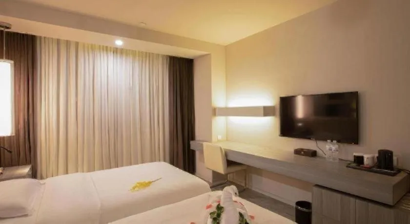 Bed in Jinjiang Metropolo Hotel - Qingdao Chengyang District Government