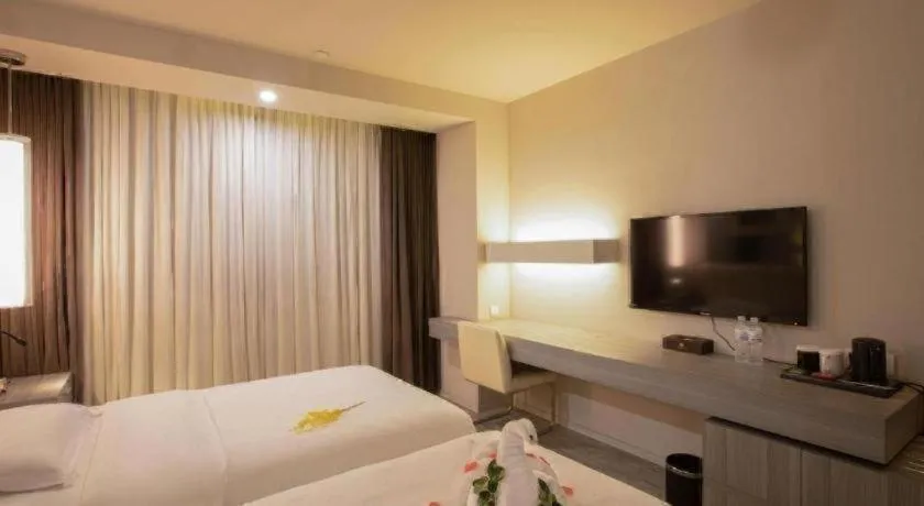 Bed in Jinjiang Metropolo Hotel - Qingdao Chengyang District Government