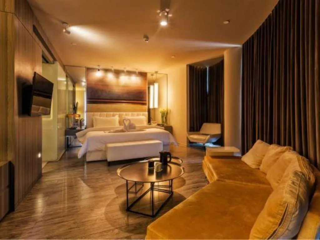 Bed in Jinjiang Metropolo Hotel - Qingdao Chengyang District Government