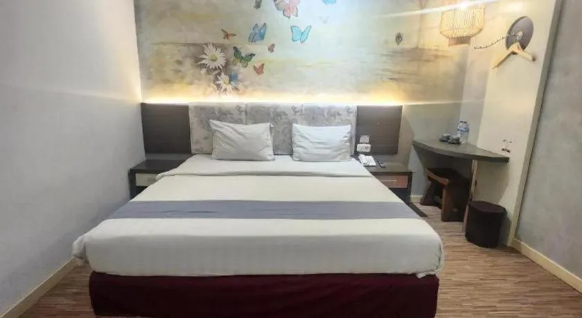 Bed in Hotel Pantes Semarang