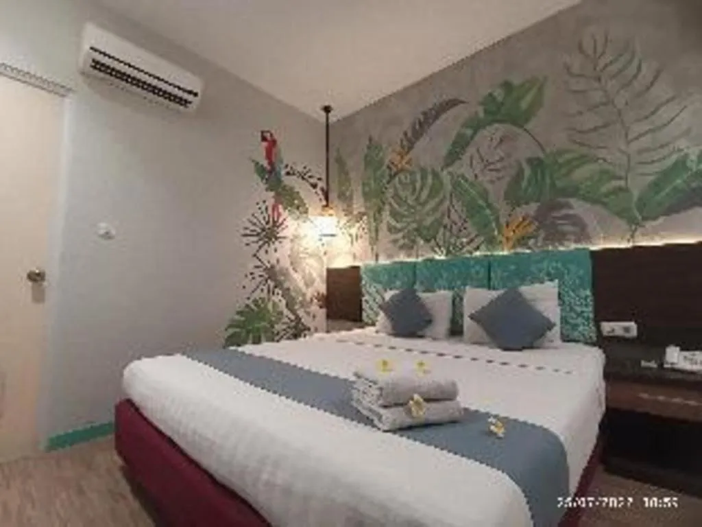 Bed in Hotel Pantes Semarang