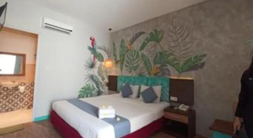 Bed in Hotel Pantes Semarang