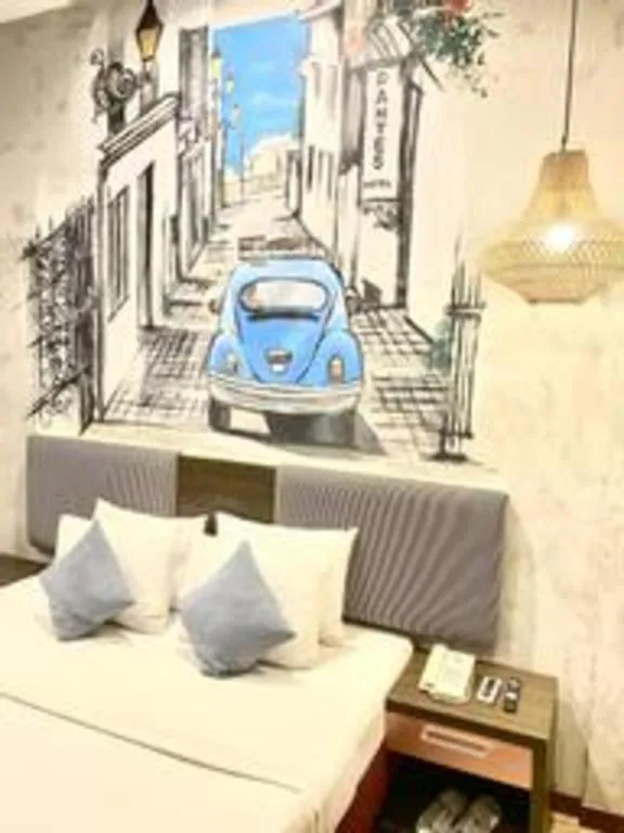 Bed in Hotel Pantes Semarang