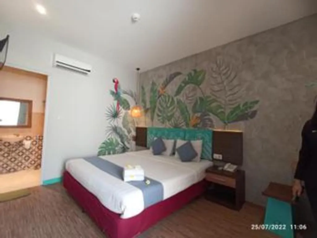 Bed in Hotel Pantes Semarang