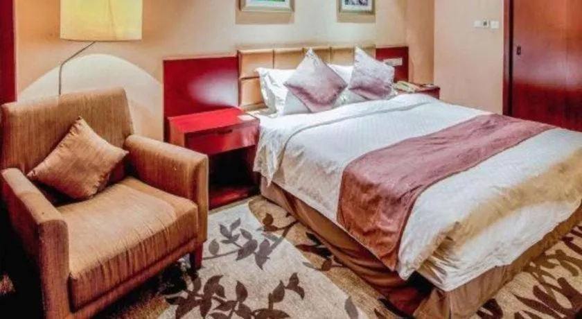 Bed in Pingyao Fengyan Jianguo Hotel