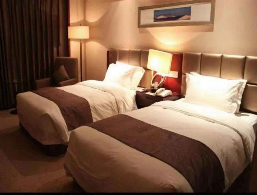 Bed in Pingyao Fengyan Jianguo Hotel