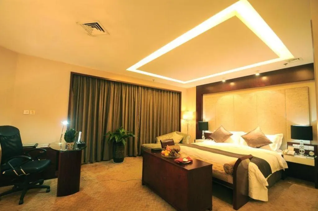 Bed in Pingyao Fengyan Jianguo Hotel