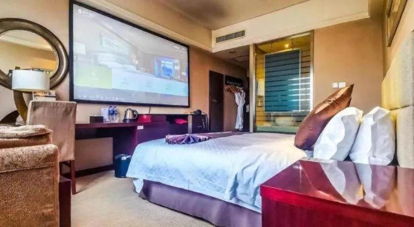 Bed in Pingyao Fengyan Jianguo Hotel