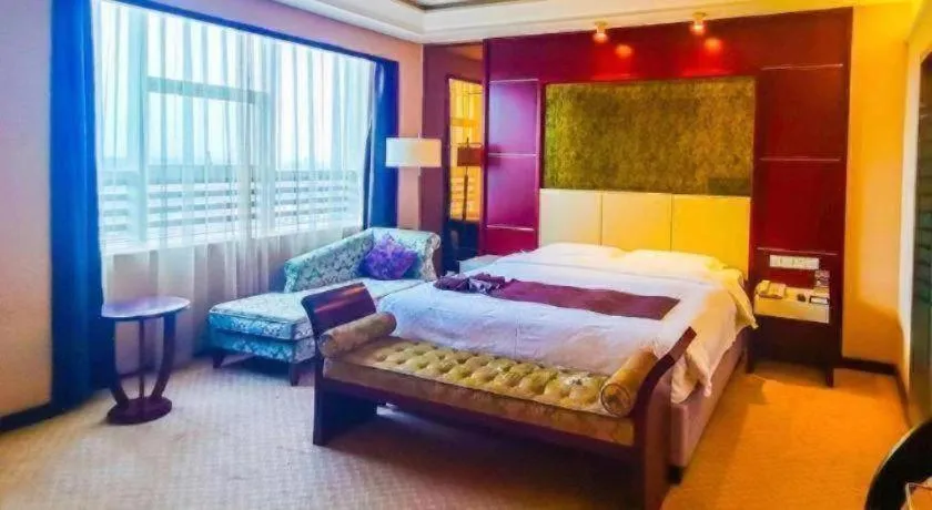 Bed in Pingyao Fengyan Jianguo Hotel