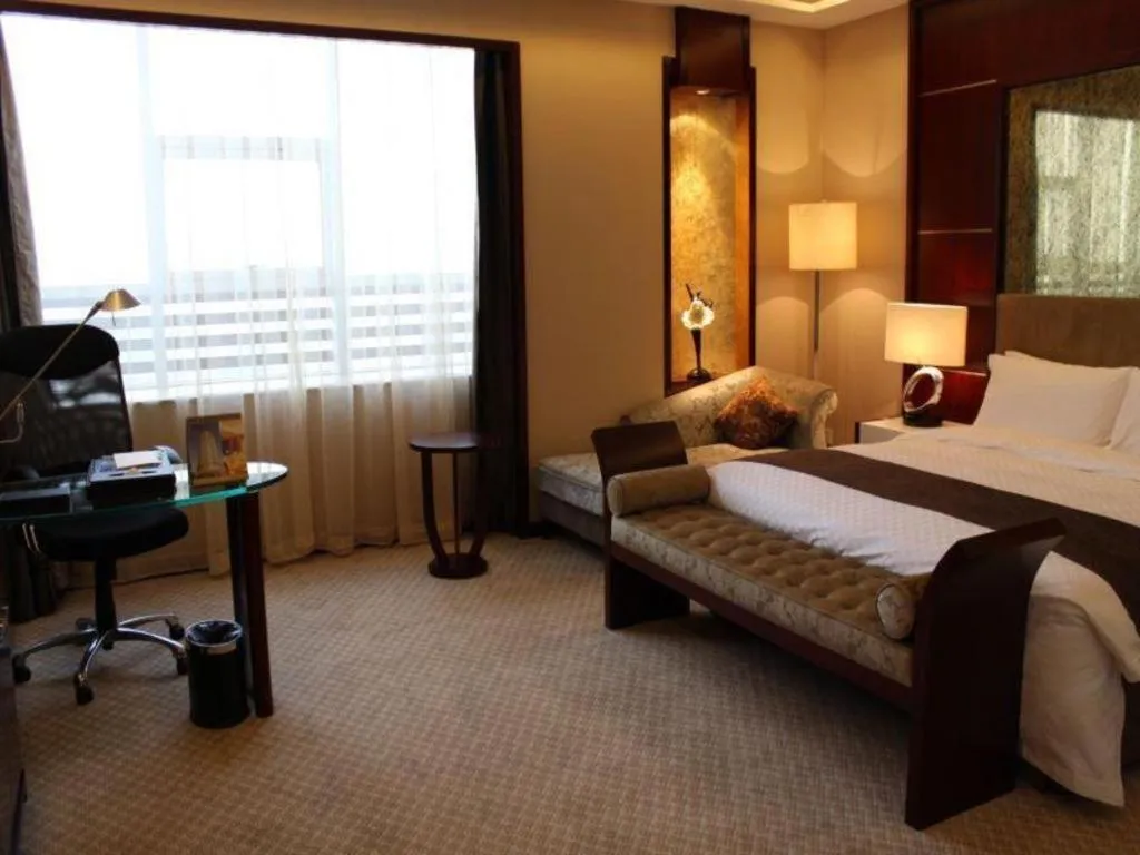 Bed in Pingyao Fengyan Jianguo Hotel