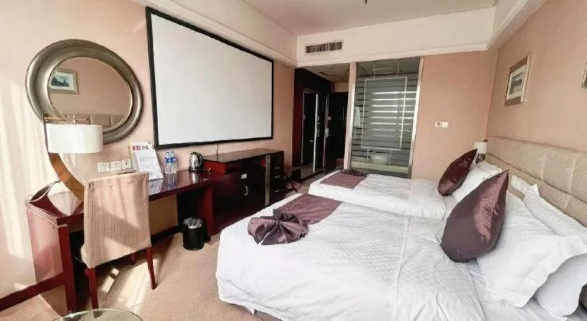 Bed in Pingyao Fengyan Jianguo Hotel