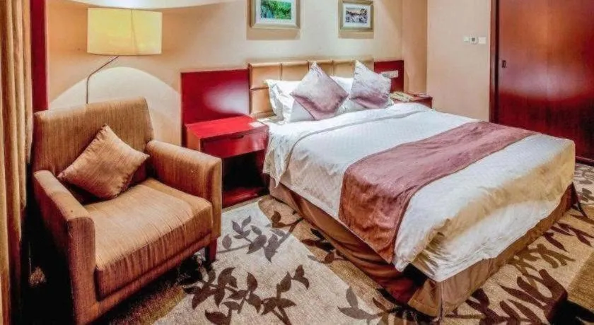 Bed in Pingyao Fengyan Jianguo Hotel