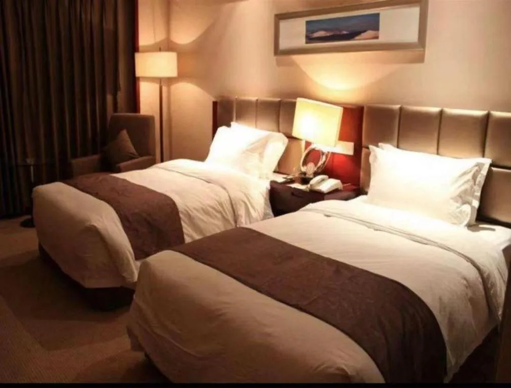 Bed in Pingyao Fengyan Jianguo Hotel