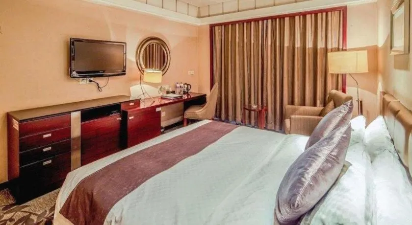 Bed in Pingyao Fengyan Jianguo Hotel