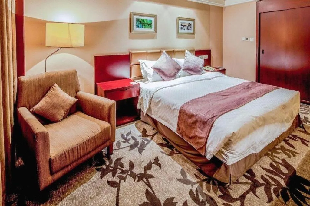 Bed in Pingyao Fengyan Jianguo Hotel