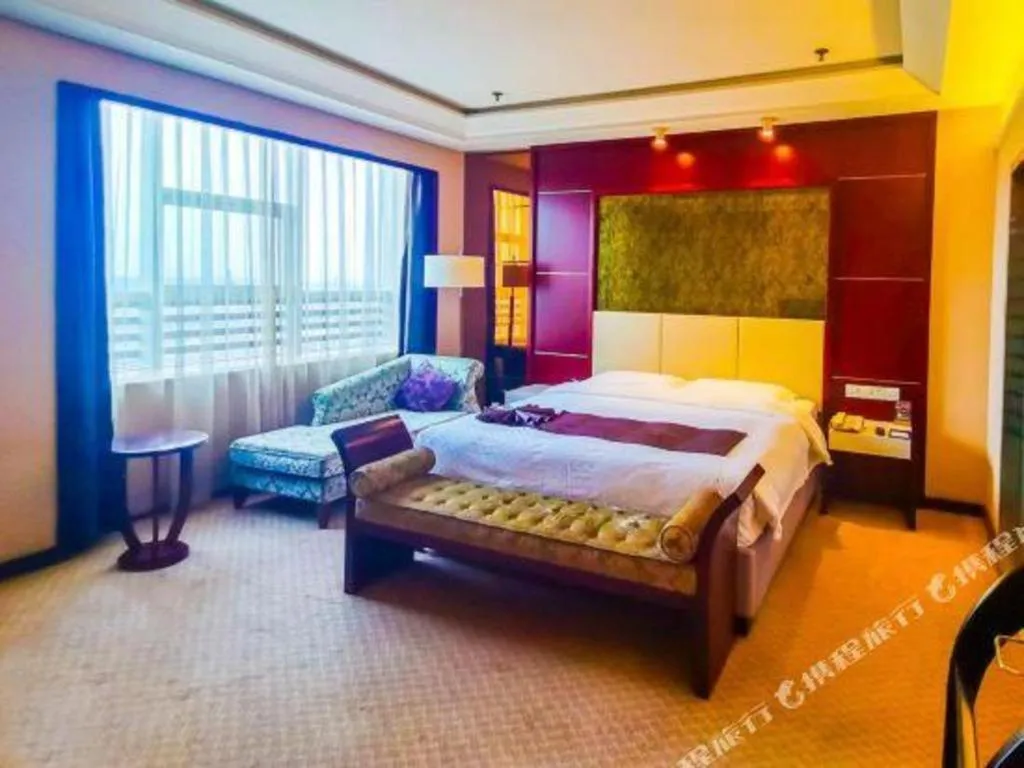 Bed in Pingyao Fengyan Jianguo Hotel